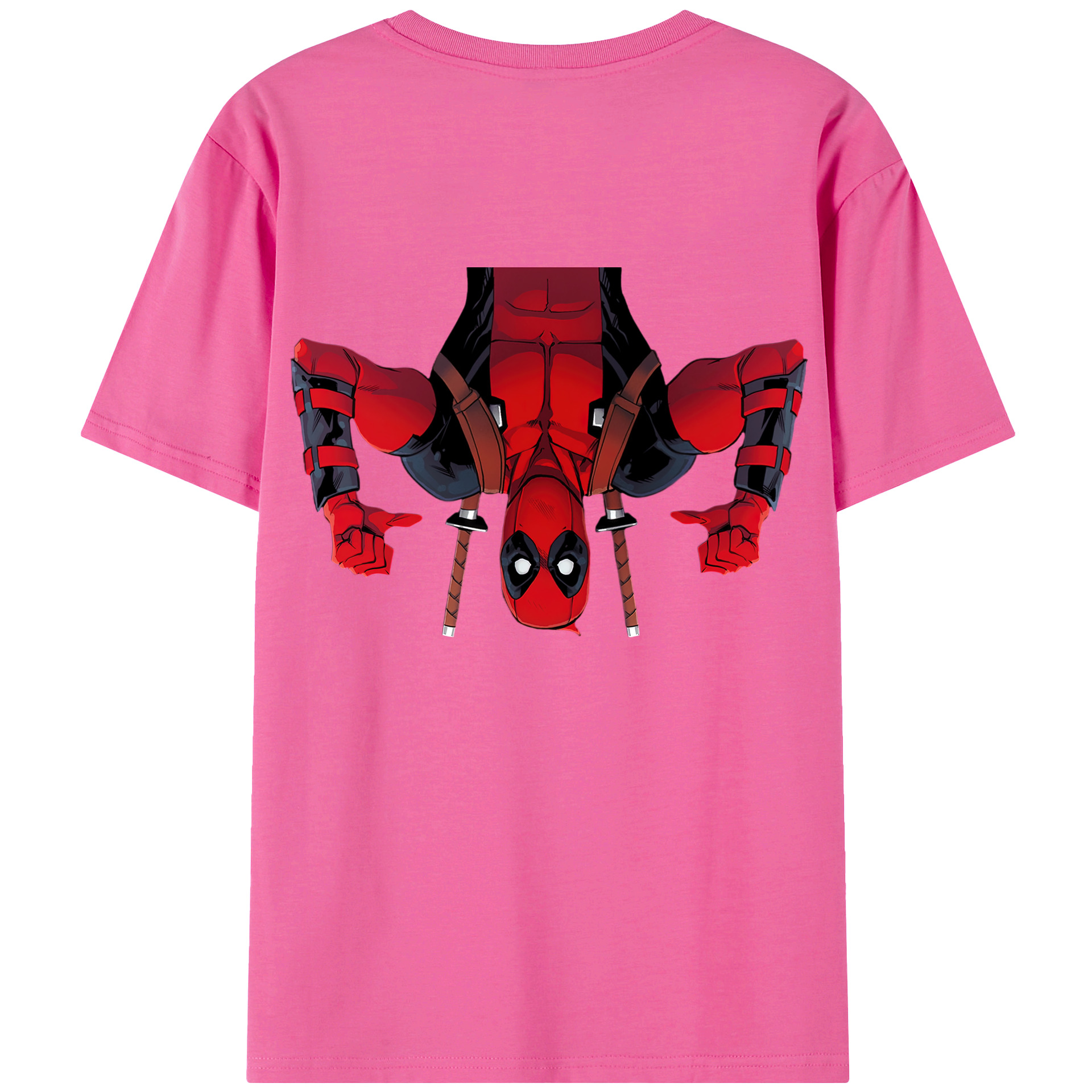 （画像用） Deadpool デッドプール レディース半袖Tシャツ(バックプリント)